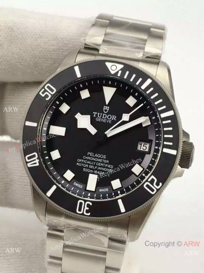 Swiss ETA2836 Tudor Snowflake Replica Watch Stainless Steel Black Bezel